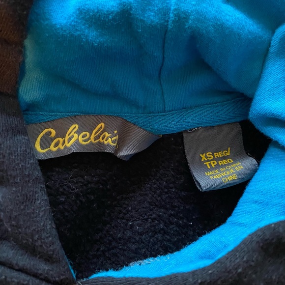 Cabelas Hoodie boys size 8/XS - Picture 3 of 3